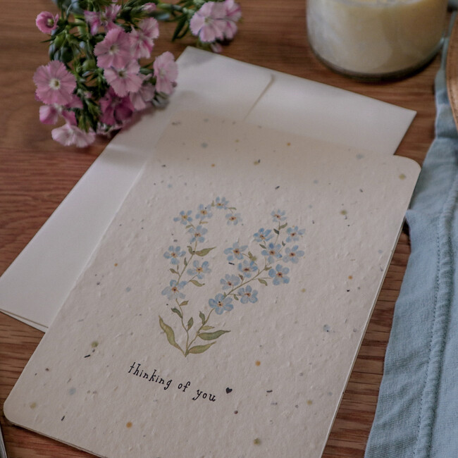 Plantable Forget-Me-Not Thinking of You Card - Paper Goods - 2