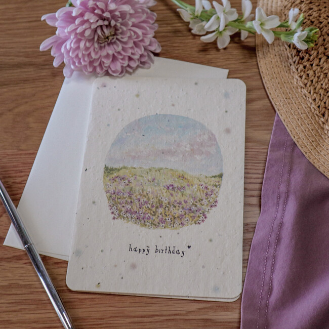Plantable Flower Field Birthday Card - Paper Goods - 2