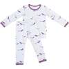 Ocean Friends Toddler Set, Purple - Pajamas - 1 - thumbnail