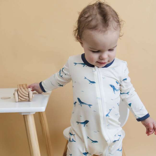 Ocean Friends Romer, Blue - Rompers - 4