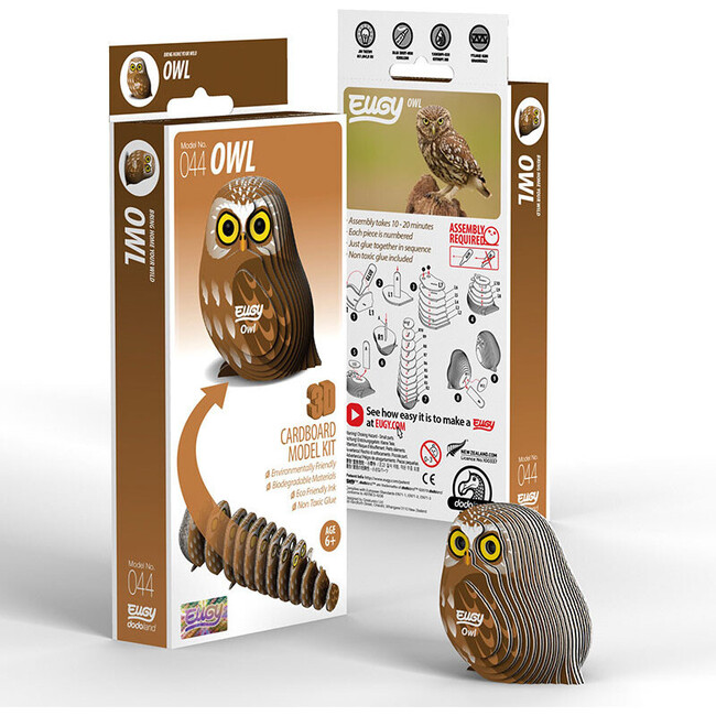 Owl 3D Puzzle - Puzzles - 3