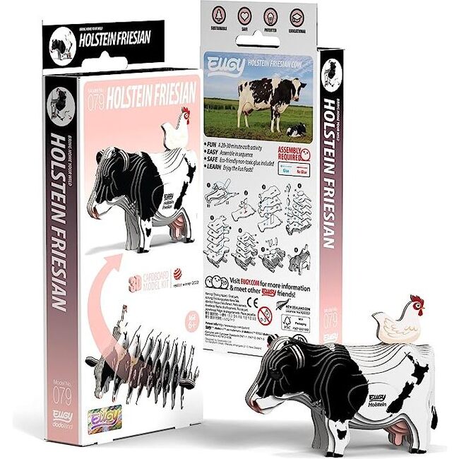 Holstein Cow 3D Puzzle - Puzzles - 3