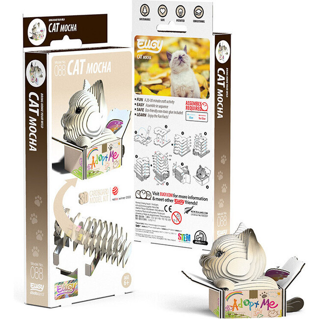 Cat - Mocha 3D Puzzle - Puzzles - 3