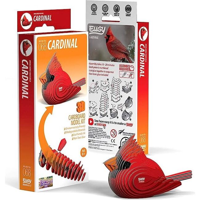 Cardinal 3D Puzzle - Puzzles - 3
