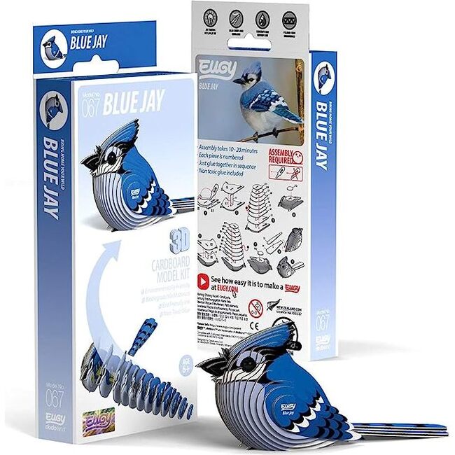 Blue Jay 3D Puzzle - Puzzles - 3