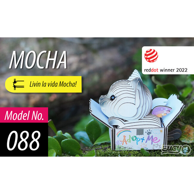 Cat - Mocha 3D Puzzle - Puzzles - 4