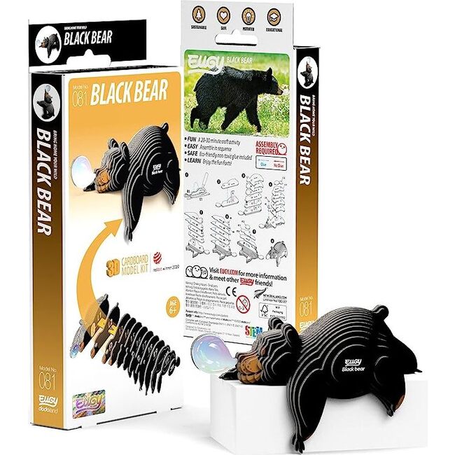 Black Bear 3D Puzzle - Puzzles - 3