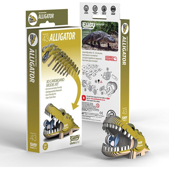 Alligator 3D Puzzle - Puzzles - 3