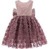 Kreisler Sequin Bow Dress, Pink - Dresses - 1 - thumbnail