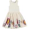 Cassandra Smiley Dress, Off White - Dresses - 1 - thumbnail