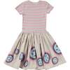 Cissa Smiley Jersey Dress, Pink - Dresses - 2