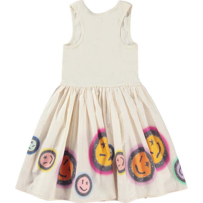 Cassandra Smiley Dress, Off White - Dresses - 3