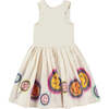 Cassandra Smiley Dress, Off White - Dresses - 3