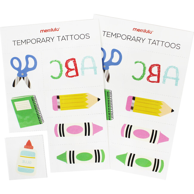 Back To School Temporary Tattoos - Favors - 1