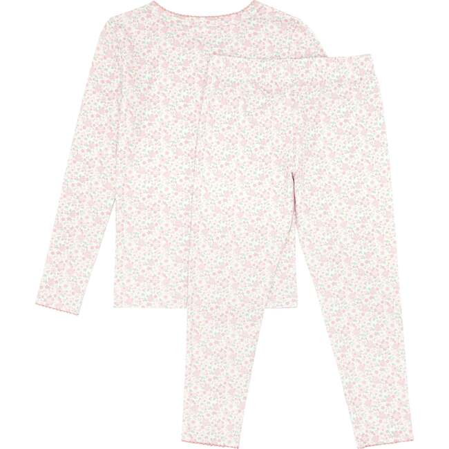 Girls Antique Floral Pima Pajama Set - Pajamas - 6