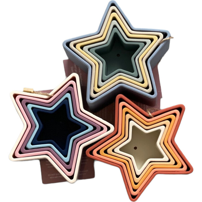 Silicone Stacking Star Cups, SLATE - Other Accessories - 3