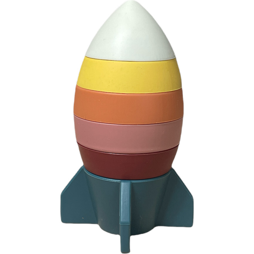 Silicone Rocketship Stacker, Muted - Other Accessories - 1
