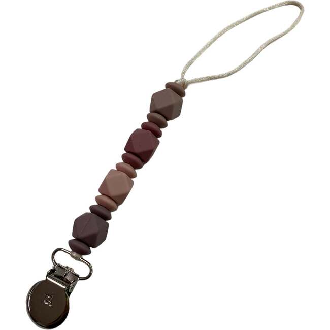 Petite Jewel Pacifier And Toy Clip, Wisteria - Pacifiers - 1