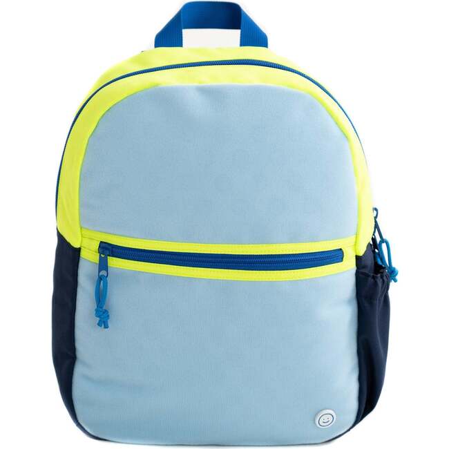 Hook & Loop Sport Kids Backpack, Royal Blue And Neon