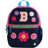 Hook & Loop Sport Kids Backpack, Navy And Magenta - Backpacks - 3