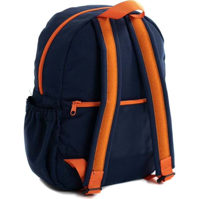 Hook & Loop Sport Kids Backpack, Navy And Citrus - Backpacks - 5