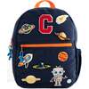 Hook & Loop Sport Kids Backpack, Navy And Citrus - Backpacks - 3