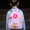 Hook & Loop Lux Kids Backpack, Pink And Lavender - Backpacks - 5 - thumbnail