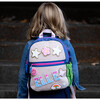 Hook & Loop Lux Kids Backpack, Cobalt And Magenta - Backpacks - 5
