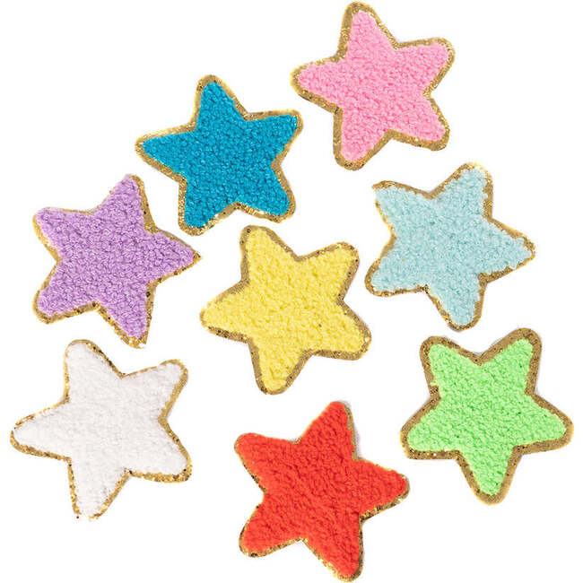 Chenille Star Patches, Royal Blue (Set Of 2) - Other Accessories - 2