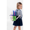 Hook & Loop Lux Kids Backpack, Cobalt And Magenta - Backpacks - 6