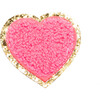 Chenille Sparkle Hearts, Fuschia (Set Of 2) - Other Accessories - 1 - thumbnail
