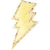 Chenille Lightning Bolt Patches, Yellow (Set Of 2) - Other Accessories - 1 - thumbnail