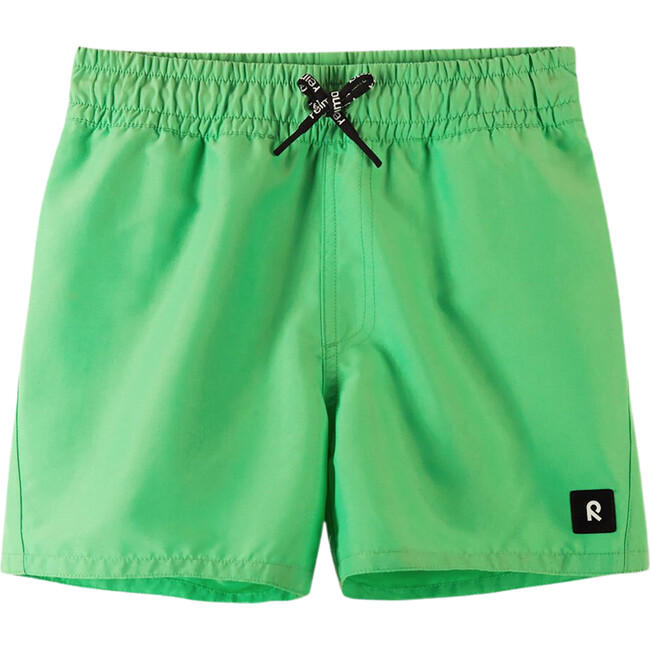 Somero Elastic Waist Swim Shorts, Summer Green