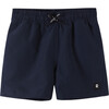 Somero Elastic Waist Swim Shorts, Navy - Swim Trunks - 1 - thumbnail