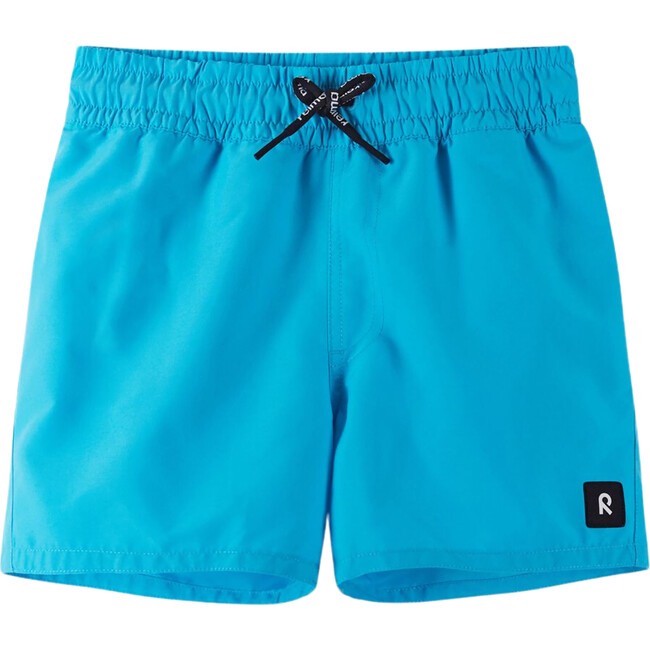 Somero Elastic Waist Swim Shorts, Pool Blue