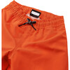 Somero Elastic Waist Swim Shorts, Red Orange - Swim Trunks - 3