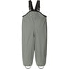 Lammikko Shoulder Strap Rain Pants, Greyish Green - Pants - 1 - thumbnail