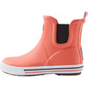 Ankles Pull-On Rain Boots, Misty Red - Rain Boots - 1 - thumbnail