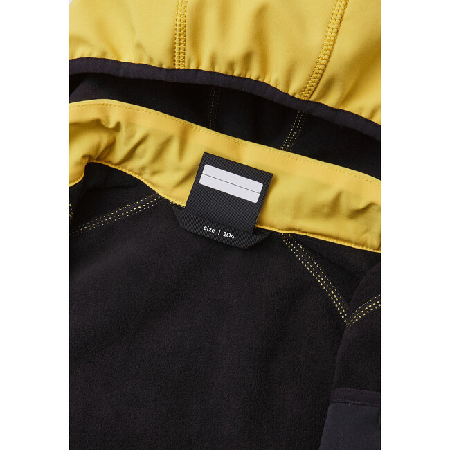 Vantti Detachable Hood Zipper Softshell Jacket, Orange Juice - Jackets - 6