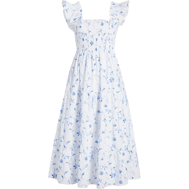 The Women's Ellie Nap Dress, Blue Botanical