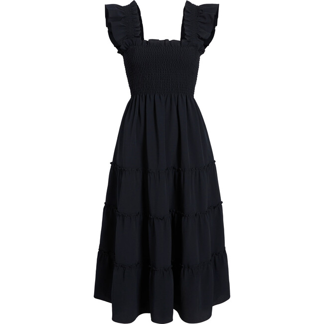 The Women's Ellie Nap Dress, Black Crepe