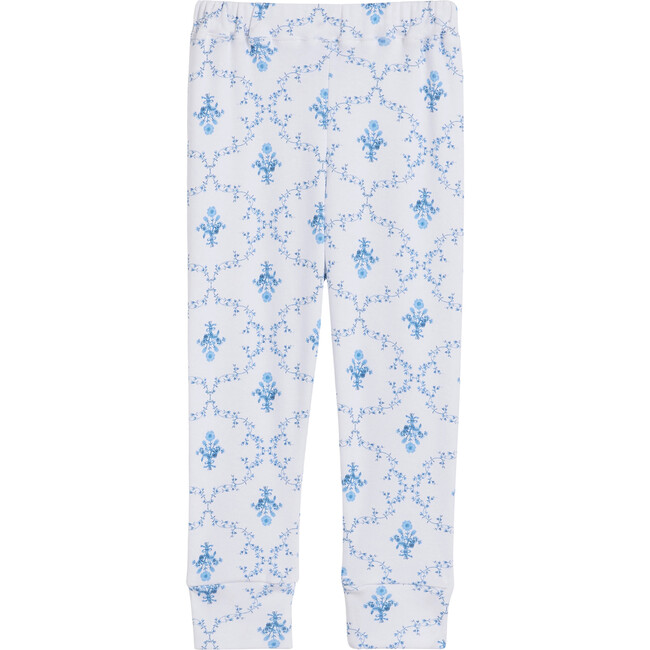 The Kids PJ Set, Blue Trellis - Pajamas - 2