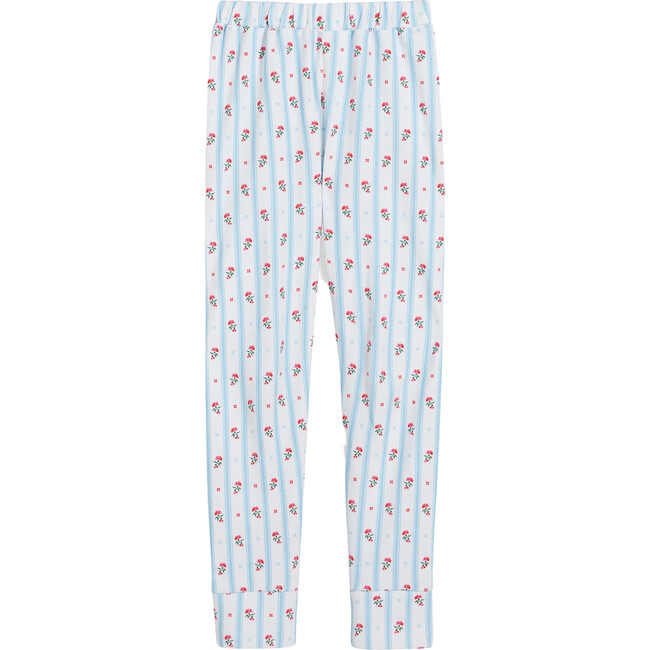 The Girls PJ Set, Floral Stripe - Pajamas - 2