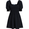 The Women's Athena Nap Dress, Black Crepe - Dresses - 1 - thumbnail