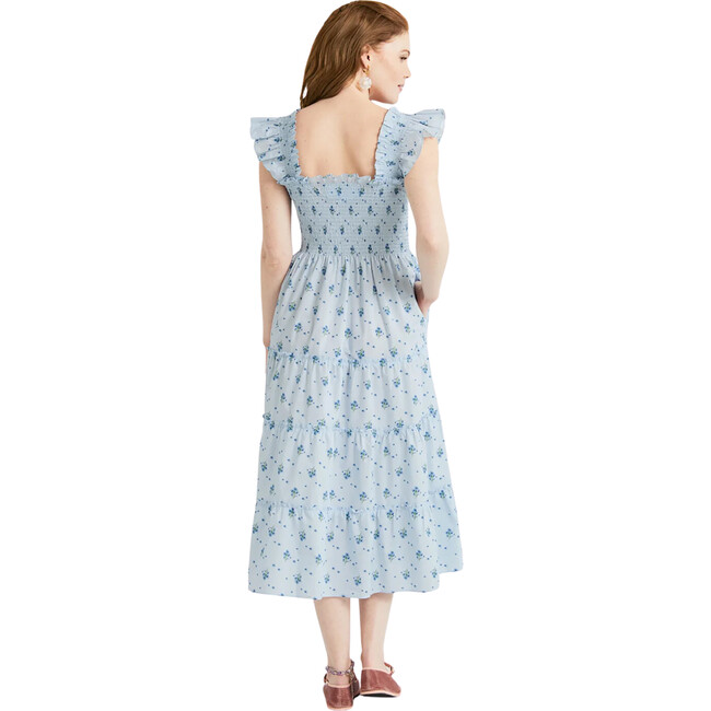 The Women's Ellie Nap Dress, Blue Ditsy - Dresses - 3