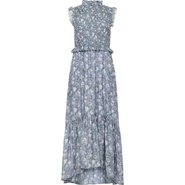 Blakely Midi Dress, Blue Dream Floral