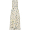 Collette Maxi Dress, Royal Blue Garden - Dresses - 1 - thumbnail