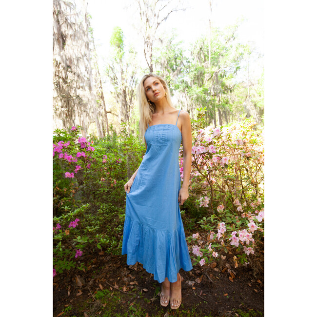 Jordan Midi Dress, Bahama Blue - Dresses - 2
