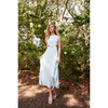Gigi Maxi Dress, Soft Blue Plaid - Dresses - 2