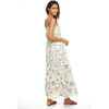 Nicole Maxi Dress, Royal Blue Garden - Dresses - 3